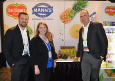 Justin Whitcomb, Amanda Costa and Jeff Murray with Del Monte Fresh Produce.